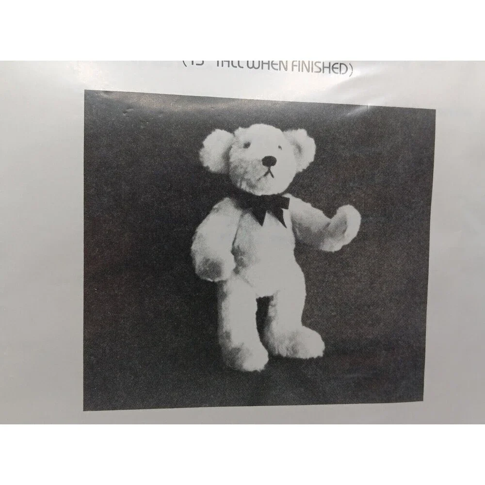 4) Dorothy L. Rowland Pattern & Instructions For Big And Little Griz, Dog, Sheep
